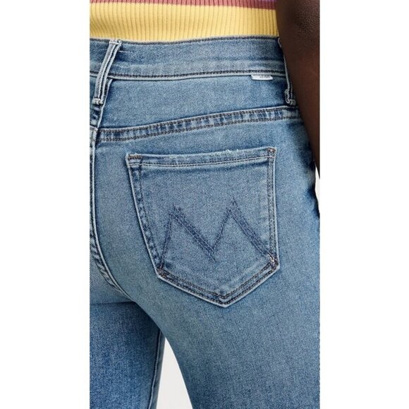 💕MOTHER💕 The Insider Crop Step Fray Jeans ~ Juicin' 34 NWT - Picture 7 of 16